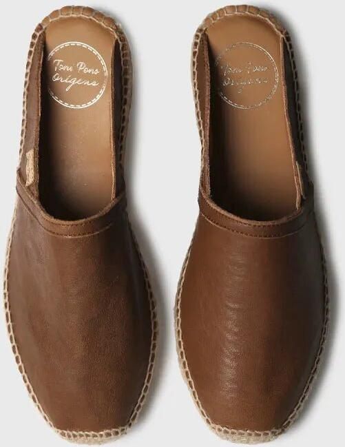 Toni Pons Dames metallic leren muiltjes en espadrilles DENISE-P