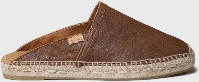 Toni Pons Dames metallic leren muiltjes en espadrilles DENISE-P