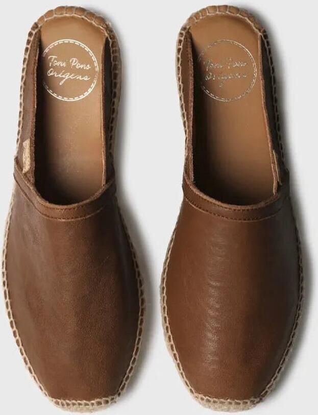 Toni Pons Dames metallic leren muiltjes en espadrilles DENISE-P