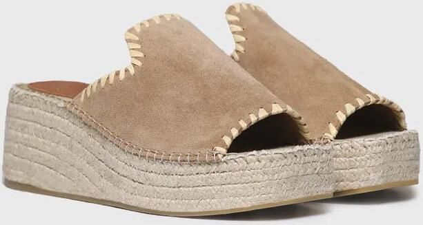 Toni Pons Dames sandaal met open sleehak in suède ILENIA-SD