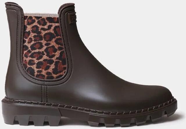 Toni Pons Damesregenlaarzen met elastiek in dierenprint CLAYTON