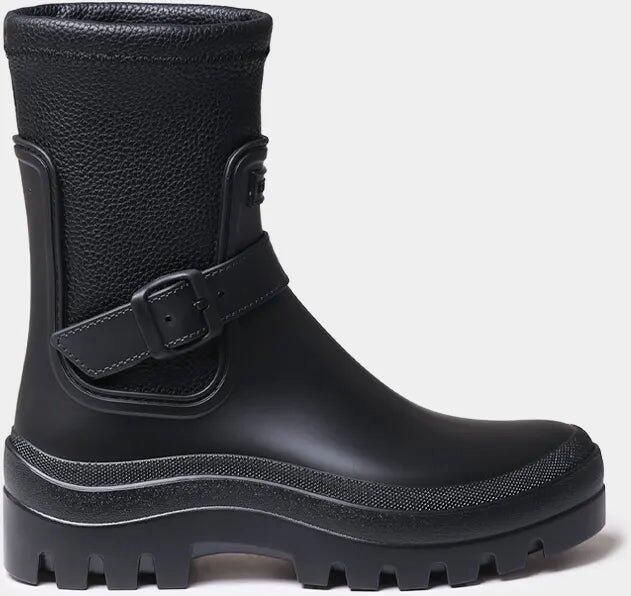 Toni Pons Damesregenlaarzen met schacht in leerlook CERVERA