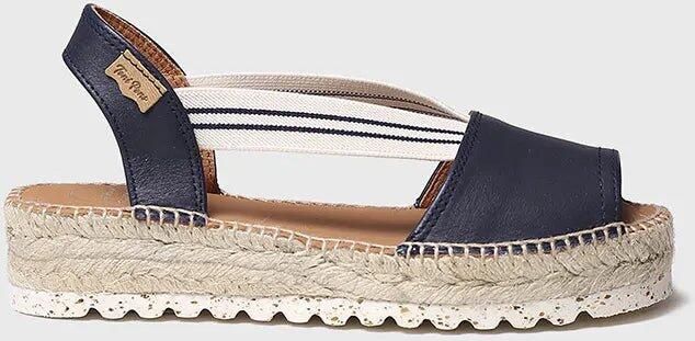 Toni Pons Damessandaal met jute plateauzool ESTEL-SW