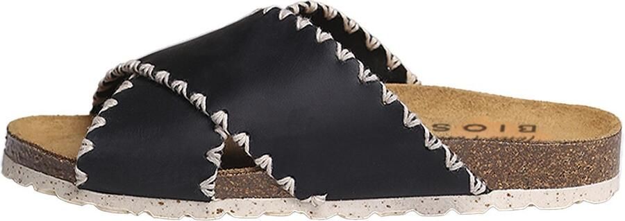 Toni Pons Damessandaal van biologisch leer met gekruiste bandjes GRIT-PE