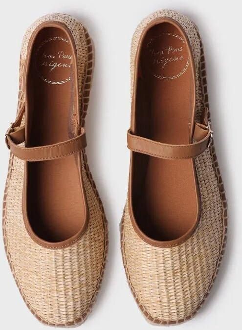 Toni Pons Damesschoen Mary Jane van raffia INCA-RP
