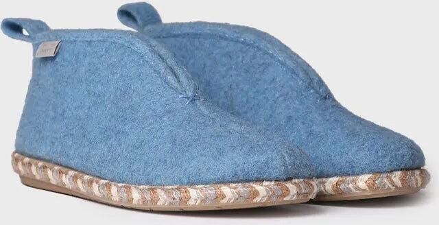 Toni Pons Damesslipper met vilten enkellaarsje in nude DORIA-FP