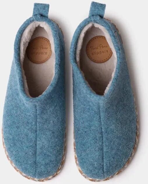 Toni Pons Damesslipper van vilt met enkelbandje DUNA-FP