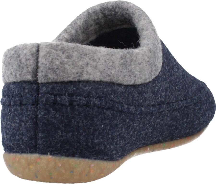 Toni Pons Damesslippers met sleehak en open achterkant van vilt ALBONS