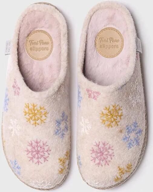 Toni Pons Stijlvolle Pantoffels Beige Dames