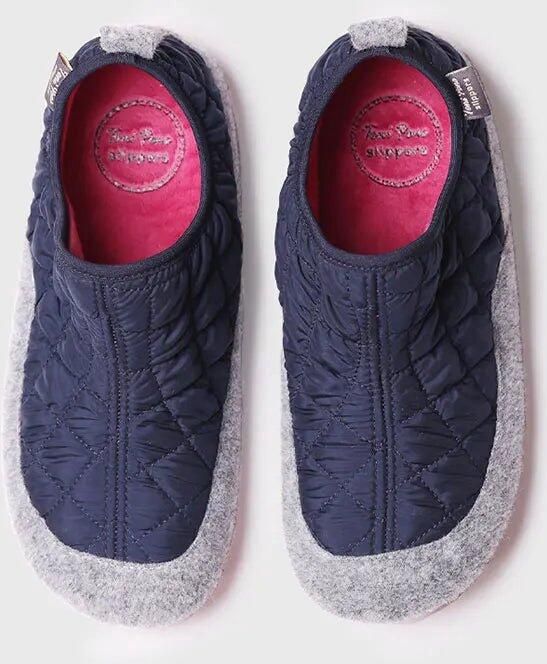 Toni Pons Damesslippers van vilt en gewatteerde stof MARE-UM