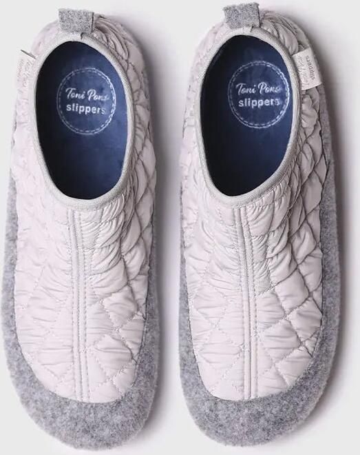 Toni Pons Damesslippers van vilt en gewatteerde stof MARE-UM