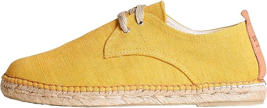Toni Pons DIXON Heren espadrilles met veters GEEL
