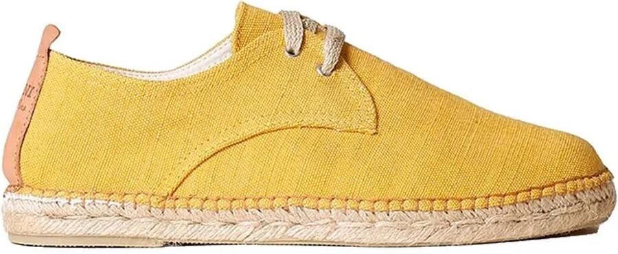 Toni Pons DIXON Heren espadrilles met veters GEEL