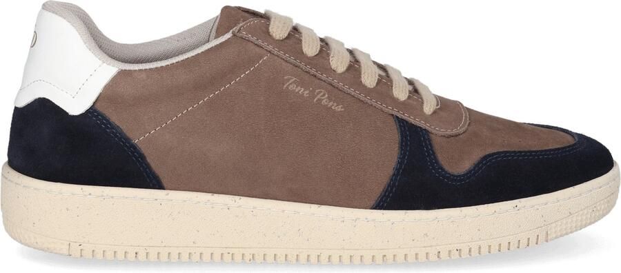 Toni Pons Dublin Heren Sneakers Nubuck Taupe