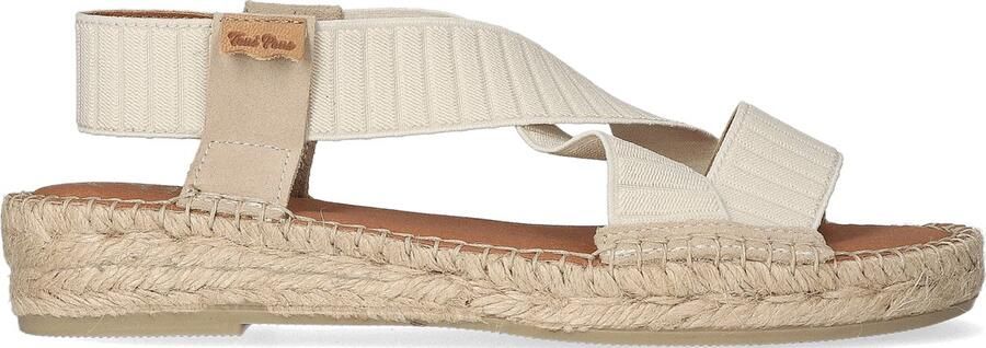 Toni Pons Eire-TR Dames Espadrilles Cru Beige Textiel