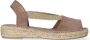 Toni Pons Ella Dames Espadrilles Taupe Suède - Thumbnail 1