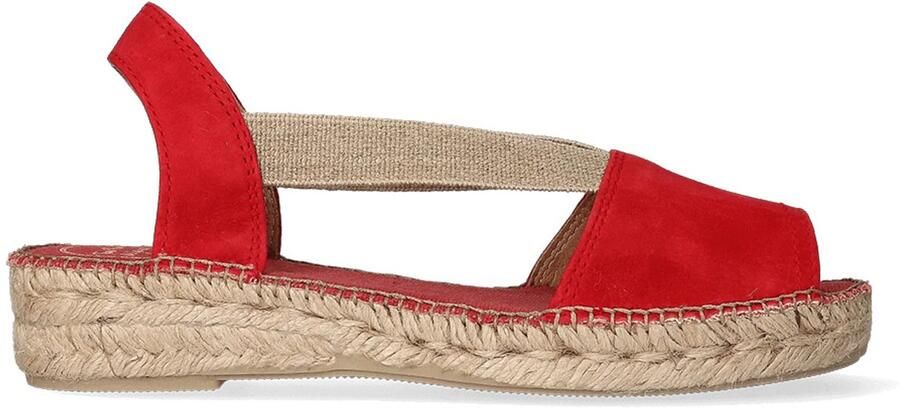 Toni Pons ELLA Platte suède espadrilles voor dames FRAMBOOS