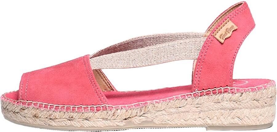 Toni Pons ELLA Platte suède espadrilles voor dames FRAMBOOS - Foto 2