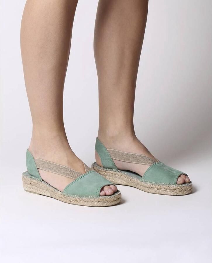 Toni Pons ELLA Suède espadrille voor dames MINT