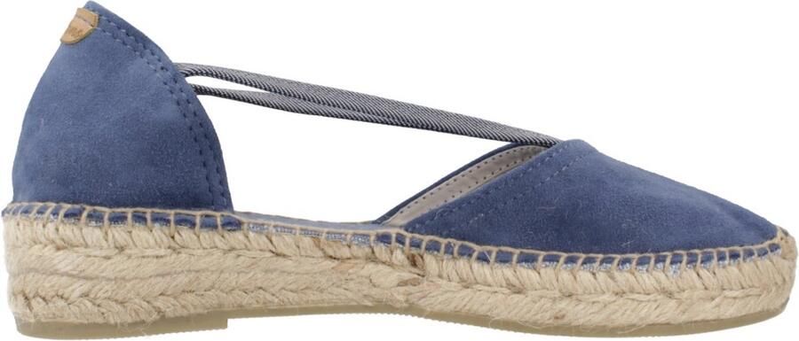 Toni Pons ERLA-A Suède espadrille voor dames met bandje INDIGO