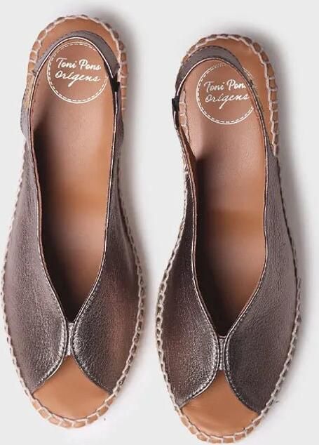 Toni Pons Espadrille met peeptoe-sleehak LAILA-P