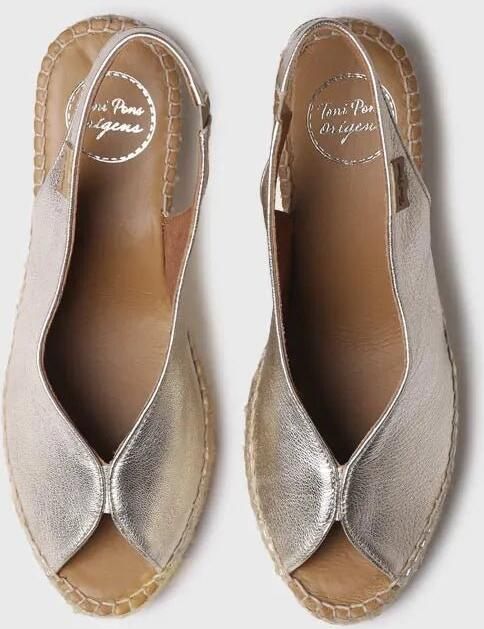 Toni Pons Espadrille met peeptoe-sleehak LAILA-P