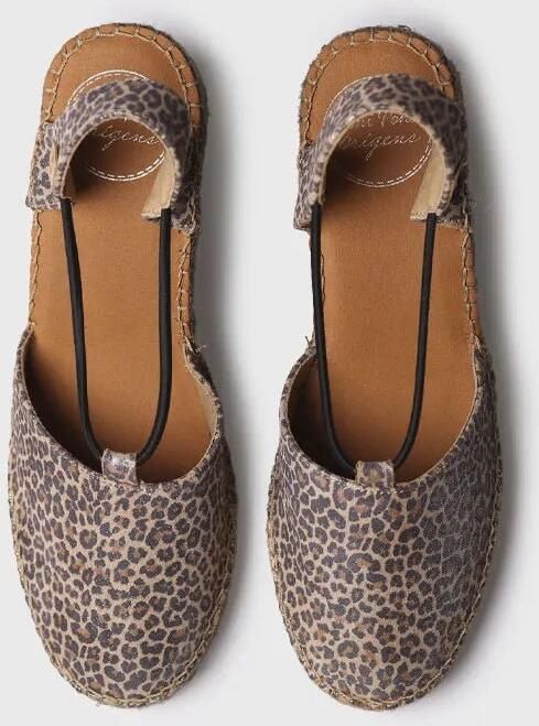 Toni Pons Espadrille met sleehak en dierenprint TELMA-LE