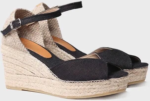 Toni Pons Espadrille met sleehak en gesp LUA-NT
