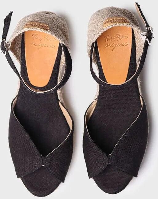 Toni Pons Espadrille met sleehak en gesp LUA-NT