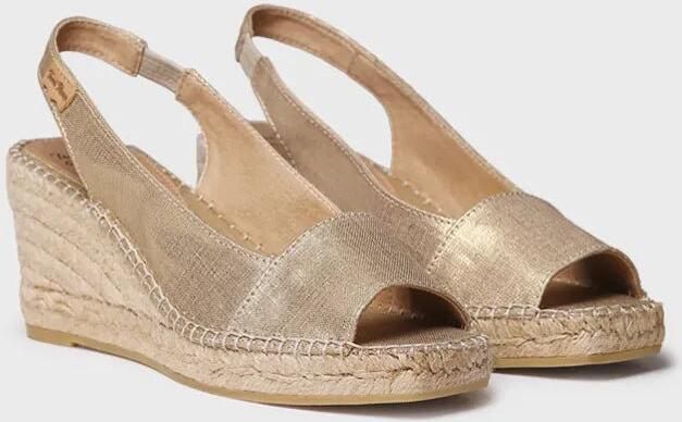 Toni Pons Espadrille met sleehak voor dames van geverfd jute FIORE