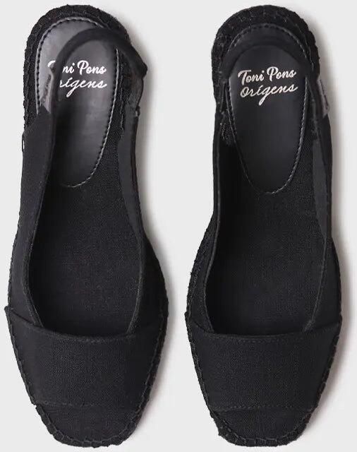 Toni Pons Espadrille met sleehak voor dames van geverfd jute FIORE