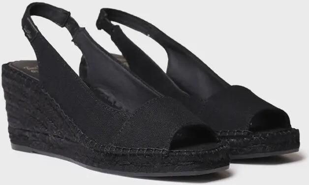 Toni Pons Espadrille met sleehak voor dames van geverfd jute FIORE