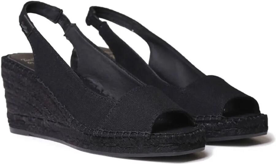 Toni Pons Espadrille met sleehak voor dames van geverfd jute FIORE
