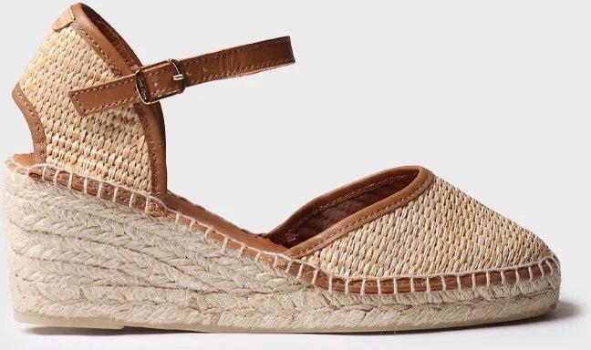 Toni Pons Espadrille met sleehak voor dames van gevlochten raffia SONIA-RP