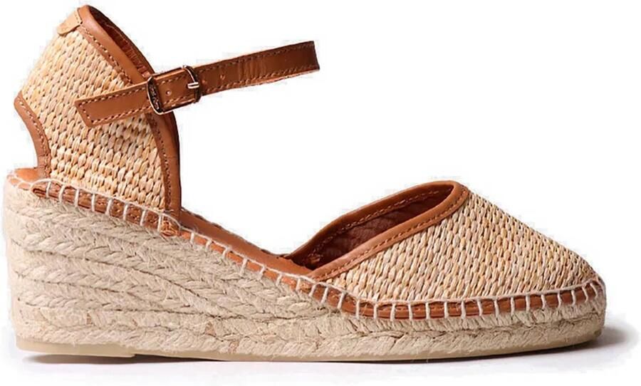 Toni Pons Espadrille met sleehak voor dames van gevlochten raffia SONIA-RP