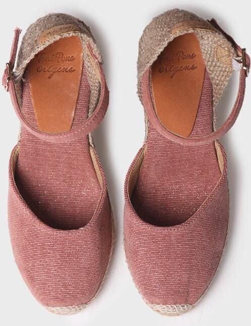 Toni Pons Espadrille met sleehak voor dames van linnen en katoen PIPER-GY - Foto 1