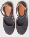 Toni Pons Espadrille met sleehak voor dames van linnen en katoen PIPER-GY - Beige