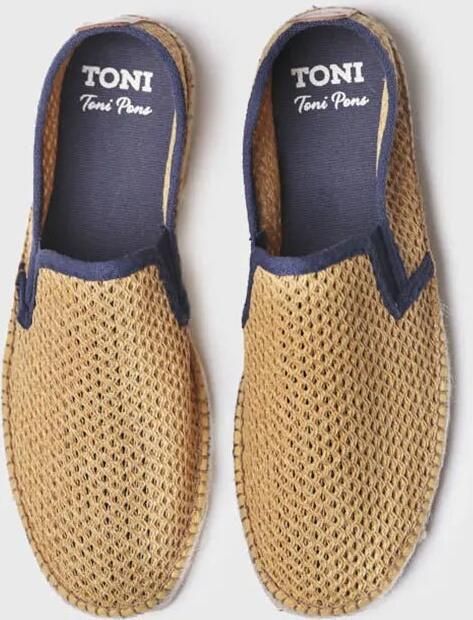 Toni Pons Espadrille voor heren met geperforeerde stof DIDAC
