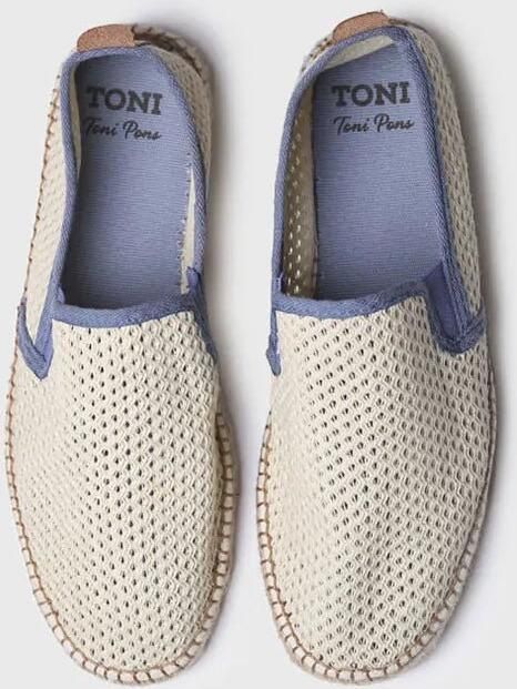 Toni Pons Espadrille voor heren met geperforeerde stof DIDAC