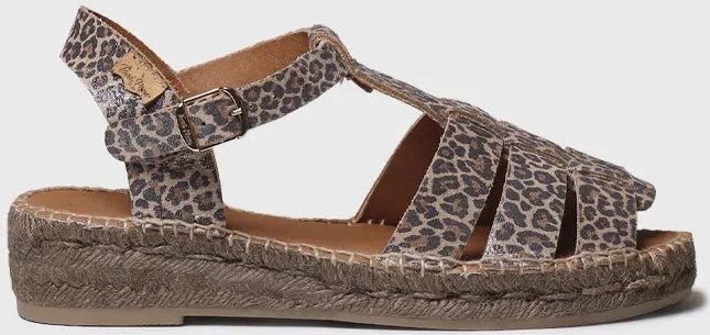 Toni Pons Espadrilles met dierenprint voor dames ESTELA-LE
