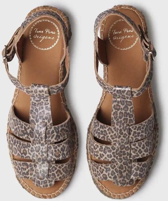 Toni Pons Espadrilles met dierenprint voor dames ESTELA-LE