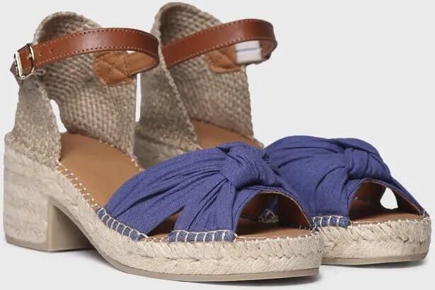 Toni Pons Espadrilles met lage hak en knoop voor dames DANIELA