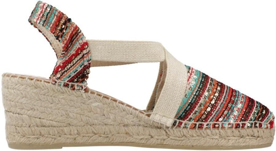 Toni Pons Espadrilles met middelhoge sleehak in veelkleurige stof TERRA-CH