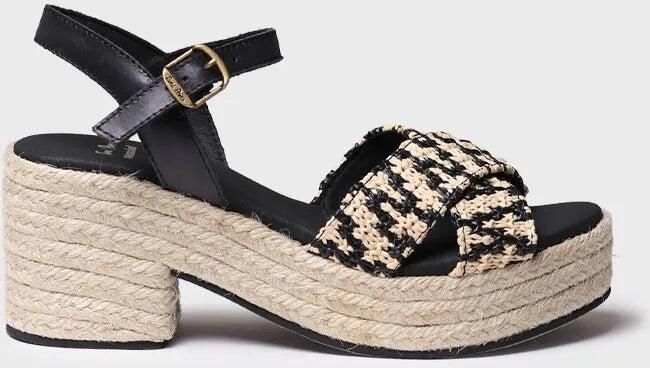 Toni Pons Espadrilles met open teen en brede hak voor dames Athene