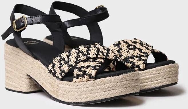 Toni Pons Espadrilles met open teen en brede hak voor dames Athene