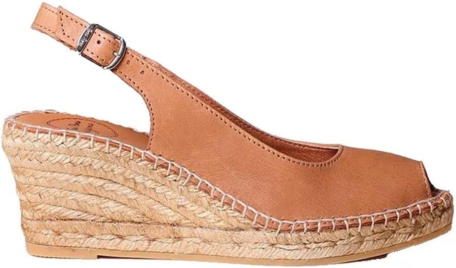 Toni Pons Espadrilles met open teen en sleehak KROATIË