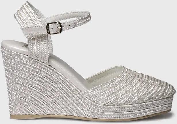 Toni Pons Espadrilles met satijnen sleehak voor dames ADELINE