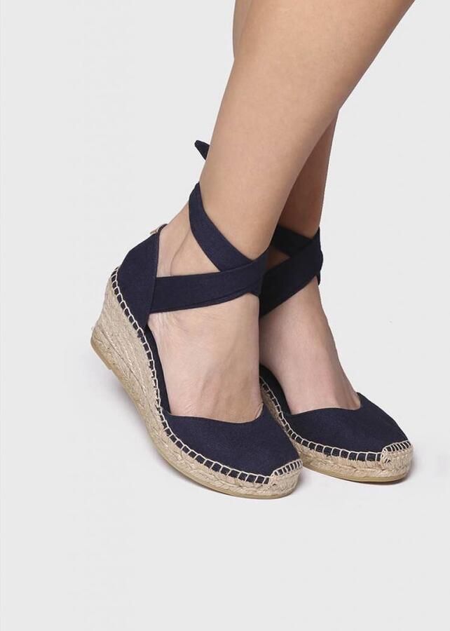Toni Pons Espadrilles met sleehak en linten JULIA