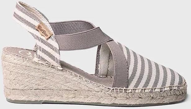 Toni Pons Espadrilles met sleehak in zeemansstijl TERRA-DD