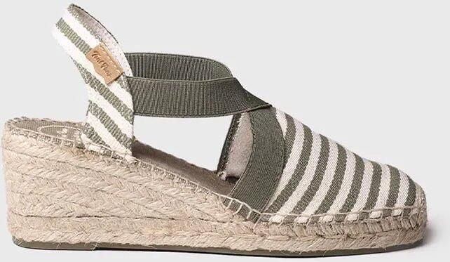 Toni Pons Espadrilles met sleehak in zeemansstijl TERRA-DD